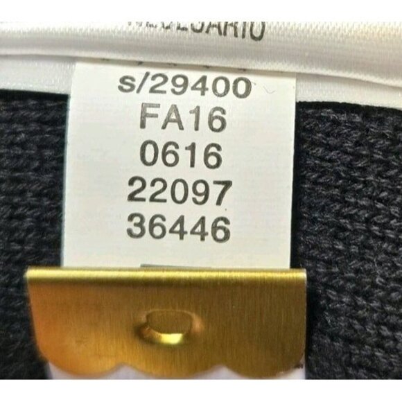 Charter Club Cardigan Sweater M Black Cotton Open Front Non-Leather Trim Pockets - Picture 8 of 9